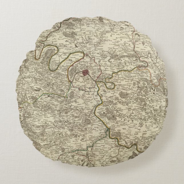 Paris 3 round cushion (Front)