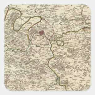 Paris 3 square sticker