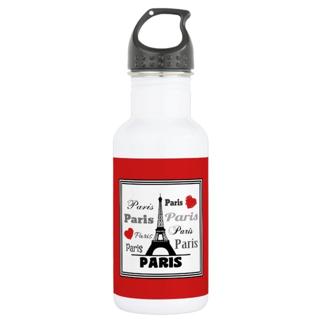Paris 532 Ml Water Bottle (Front)