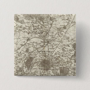 Paris 5 15 cm square badge