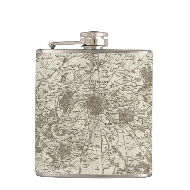 Paris 5 hip flask (Front)