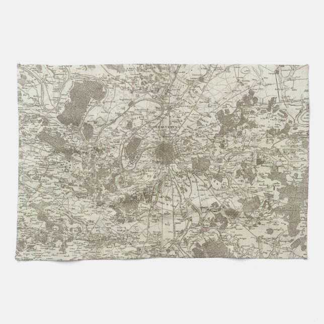 Paris 5 tea towel (Horizontal)