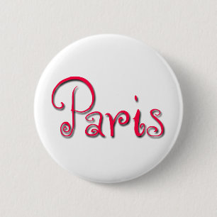 Paris 6 Cm Round Badge
