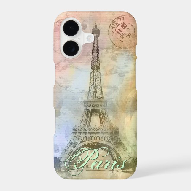 Paris Aesthetic Eiffel Tower Romantic French (Back)