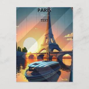 Paris Aesthetic Room Affiches Postcard