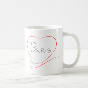 PARIS Amour (heart) Coffee Mug