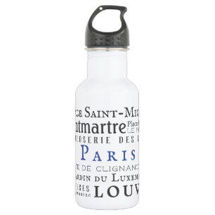 Paris and its landmarks  532 ml water bottle
