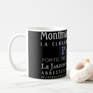 Paris and its landmarks coffee mug