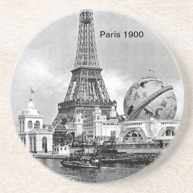 Paris and the globe Coaster (Front)