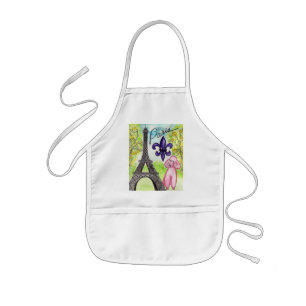 Paris and the Poodle Kids Apron