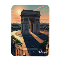 Paris Arc de Triomphe Postcard