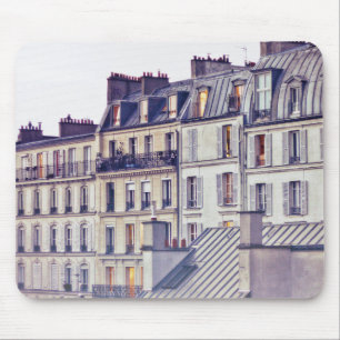 Paris Architecture   Roof Top Building Mouse Pad