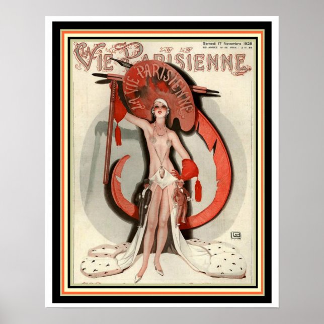 Paris Art Deco Cover Poster 16 x 20 (Front)