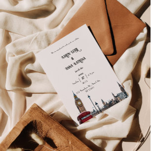 Paris Art Wedding Invitation