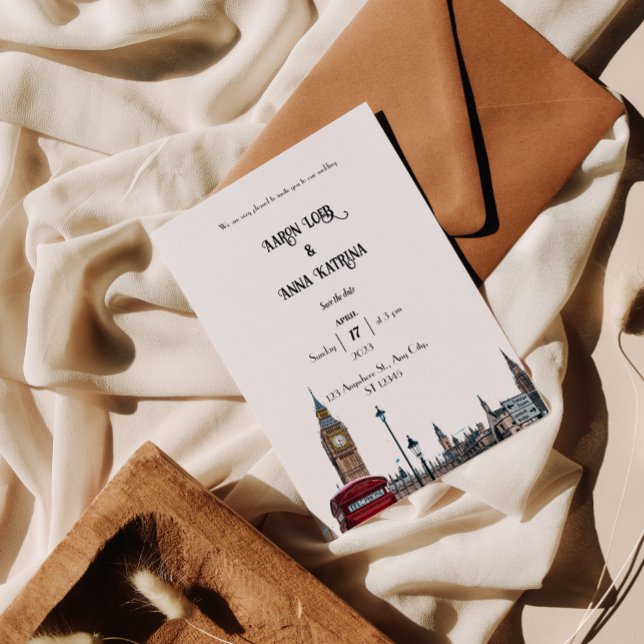 Paris Art Wedding Invitation (Creator Uploaded)