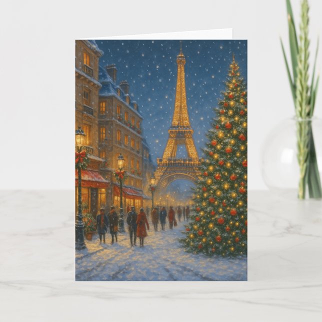 Paris at Christmas Card (Front)