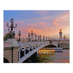 Paris at Dusk Photo Print