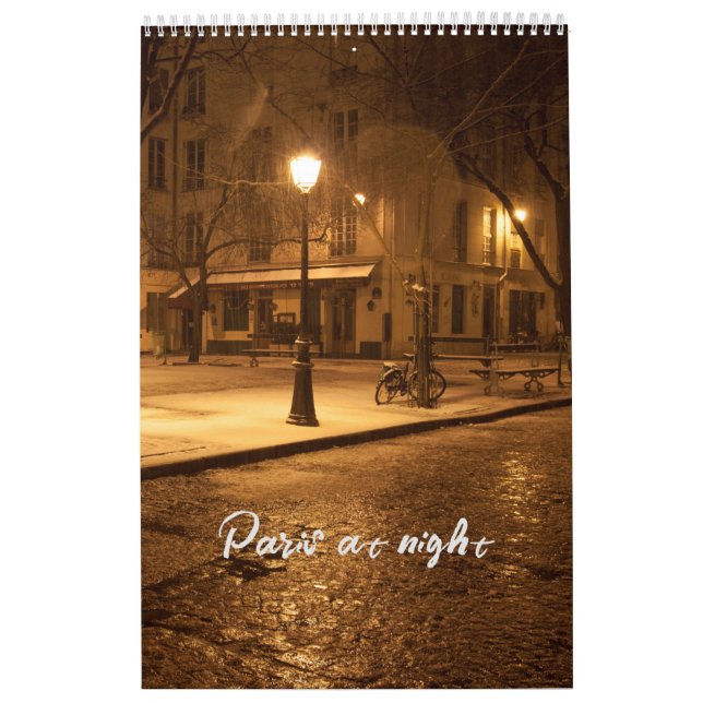 Paris at Night Calendar (Cover)