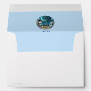 Paris at Night Envelope - Happy (Various)