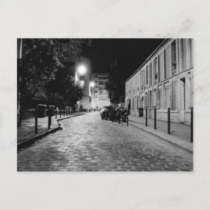 Paris at night postcard