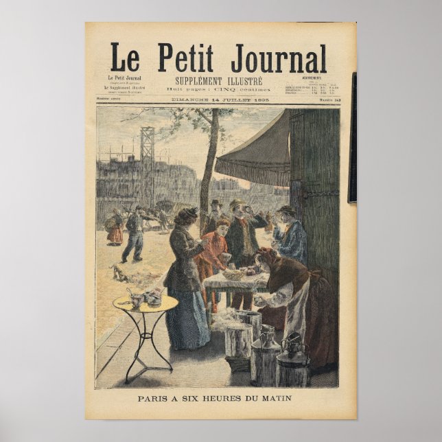 Paris at Six O'Clock in the Morning Poster (Front)