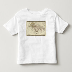 Paris atlas map toddler T-Shirt