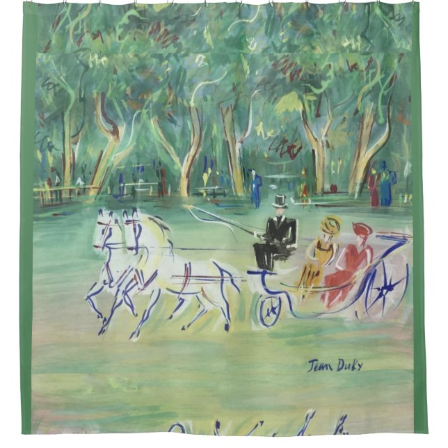 PARIS AU BOIS DE BOULOGNE SHOWER CURTAIN (Front)