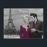 Paris B&W Postcard<br><div class="desc">© 2013 CHRIS CONSANI | PRODUCED UNDER LICENSE FROM ARTIST,  PUBLISHED AND DISTRIBUTED BY JADEI GRAPHICS,  ALL RIGHTS RESERVED / 2014 EPE ELVIS PRESLEY ARE REGISTERED TRADEMARKS WITH THE USPTO / 2014 ELVIS PRESLEY ENTERPRISES,  INC.</div>