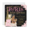 Paris Baby Girl Shower Invitations