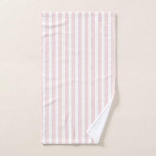 Paris Bakery   Pink and white striped Hand Towel
