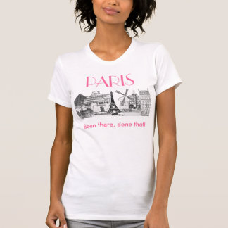 PARIS, Been there done that tank t-shirt