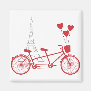 Paris Bicycle Magnet