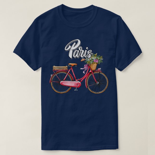 Paris Bike T-Shirt (Design Front)