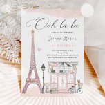 Paris Birthday Parisian Cafe Tea Party Birthday Invitation<br><div class="desc">Paris Birthday Parisian Cafe Tea Party Birthday Invitation
All design are © PIXELPERFECTIONPARTYLTD</div>