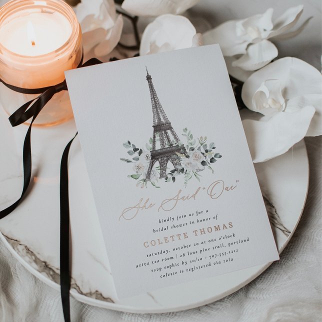 Paris Bloom | Floral Eiffel Tower Bridal Shower (Creator Uploaded)