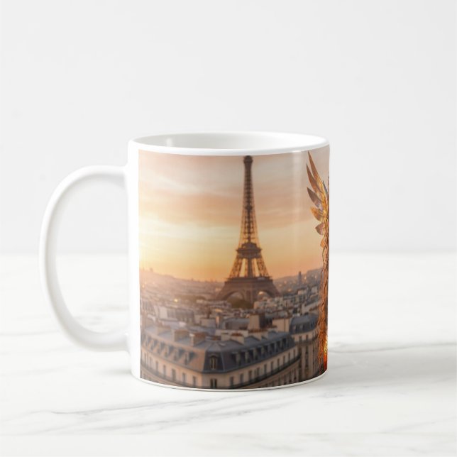 PARIS - BONJOUR COFFEE MUG (Left)