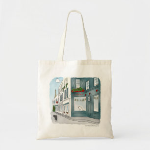 Paris Bookstore Cats Tote Bag
