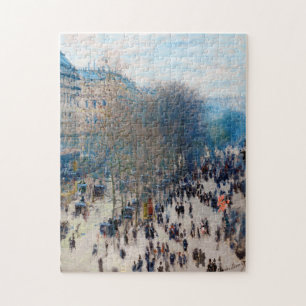 Paris Boulevard, Claude Monet Jigsaw Puzzle