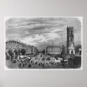 Paris, Boulevard de Sebastopol Poster