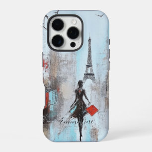 Paris Bound Woman  iPhone 16 Pro Case