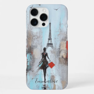 Paris Bound Woman iPhone 16 Pro Max Case
