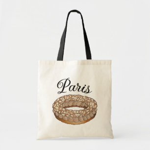 Paris-Brest Choux Pastry French Patisserie France Tote Bag
