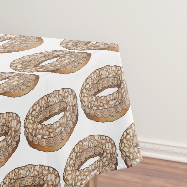 Paris Brest French Pastry Afternoon Tea Party Tablecloth (In Situ)