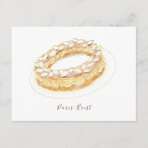 Paris-Brest watercolor Postcard