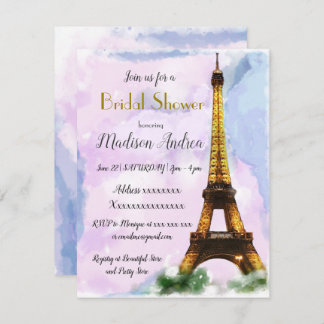 Paris Bridal Shower Invitation