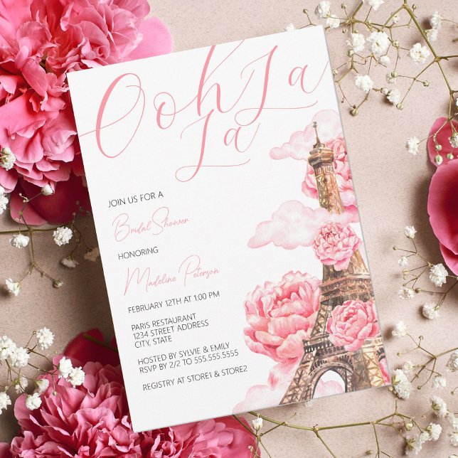 Paris Bridal Shower Invitation (Creator Uploaded)