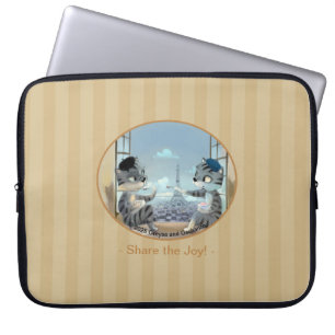 Paris by Day Laptop Sleeve - Joy (Various Sizes)