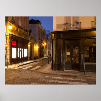 Paris by Night Poster Paper (Matte)