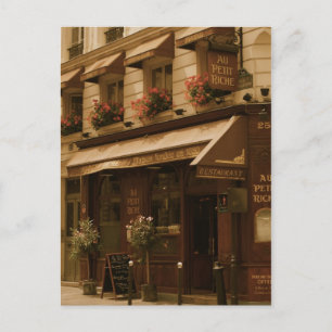 Paris Cafe by Day Postcard