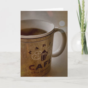Paris Cafe Coffee Note Cards